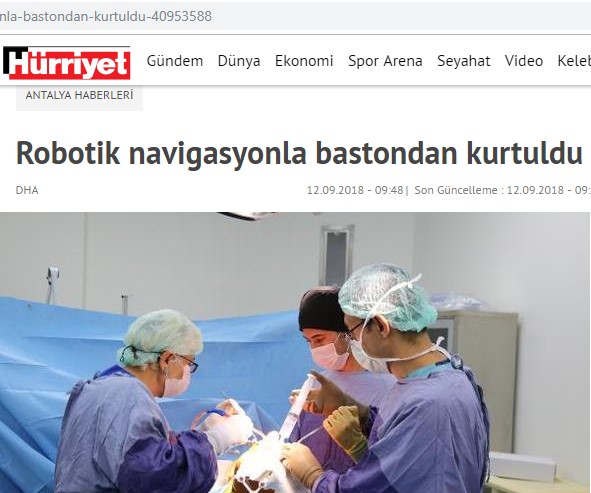 Robotik navigasyonla bastondan kurtuldu